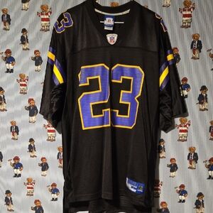Michael Bennett #23 Minnesota Vikings NFL Black Purple Reebok Football Jersey